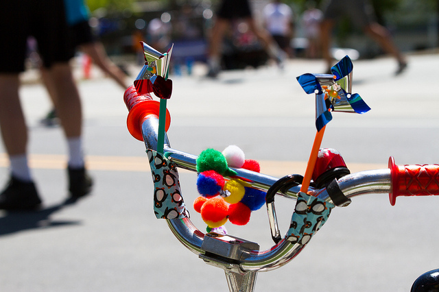 Decorated kids bike | Credit: tarheelcoxn / Alliance for Biking & Walking