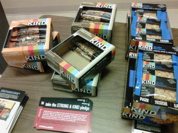 Love the @KINDSnacks at @BikeWalk #LR14--deelish! Thanks for being a sponsor of this retreat full of healthy people. http://t.co/6GT6VUbab9