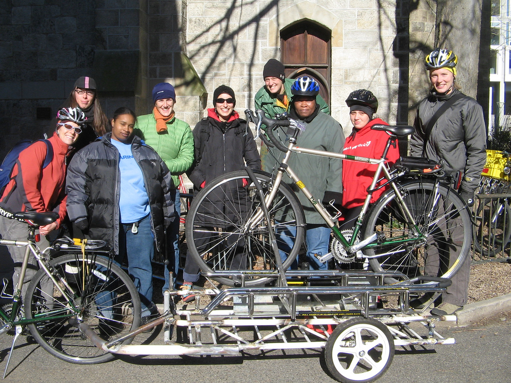 Breen with Bicycle Ambassadors and Gearing Up