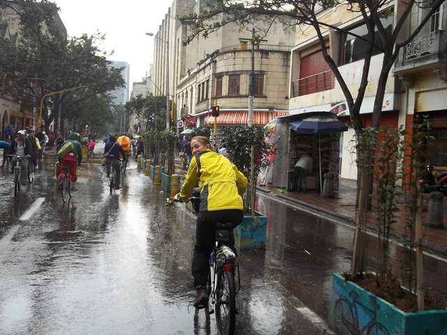 Ciclovia in Bogota Columbia by Risa Sibbitt