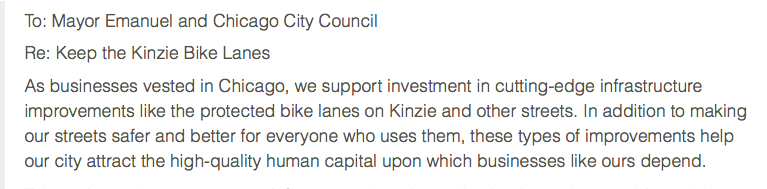 Kinzie St biz letter