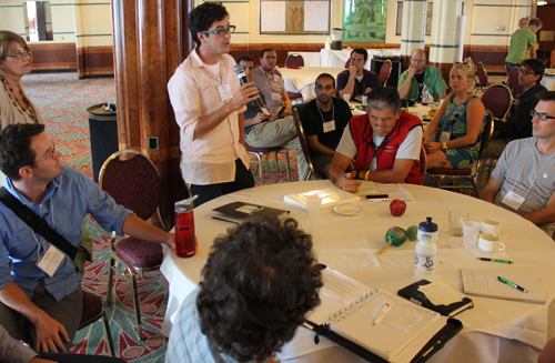 Leadership Retreat table