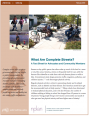 Complete Streets Fact Sheet