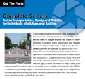 Complete Streets Fact Sheet APHA