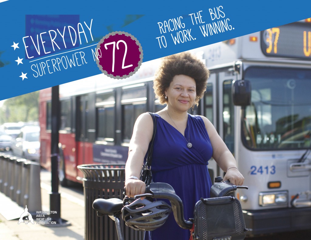 Everyday superpower: racing the bus to work - and winning